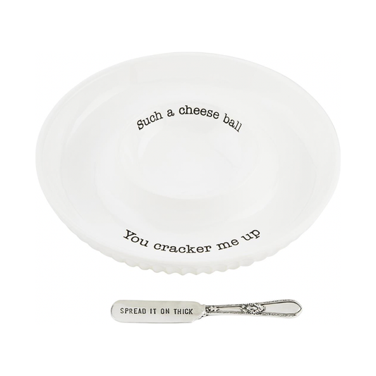 Cheese Ball Dish Set