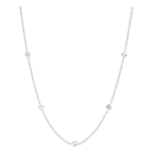 Celeste Delicate Necklace - Cubic Zirconia
