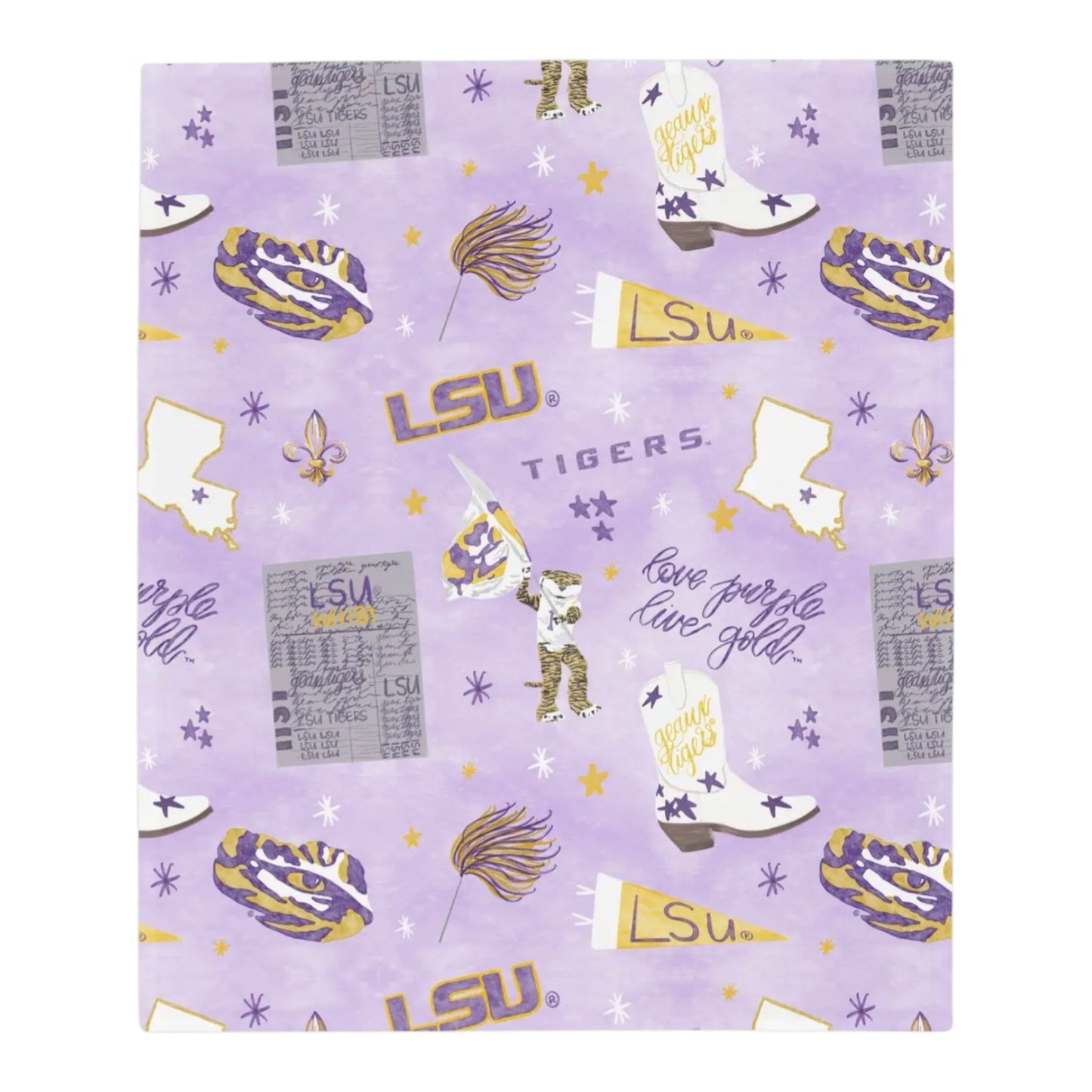 LSU Spirit Blanket