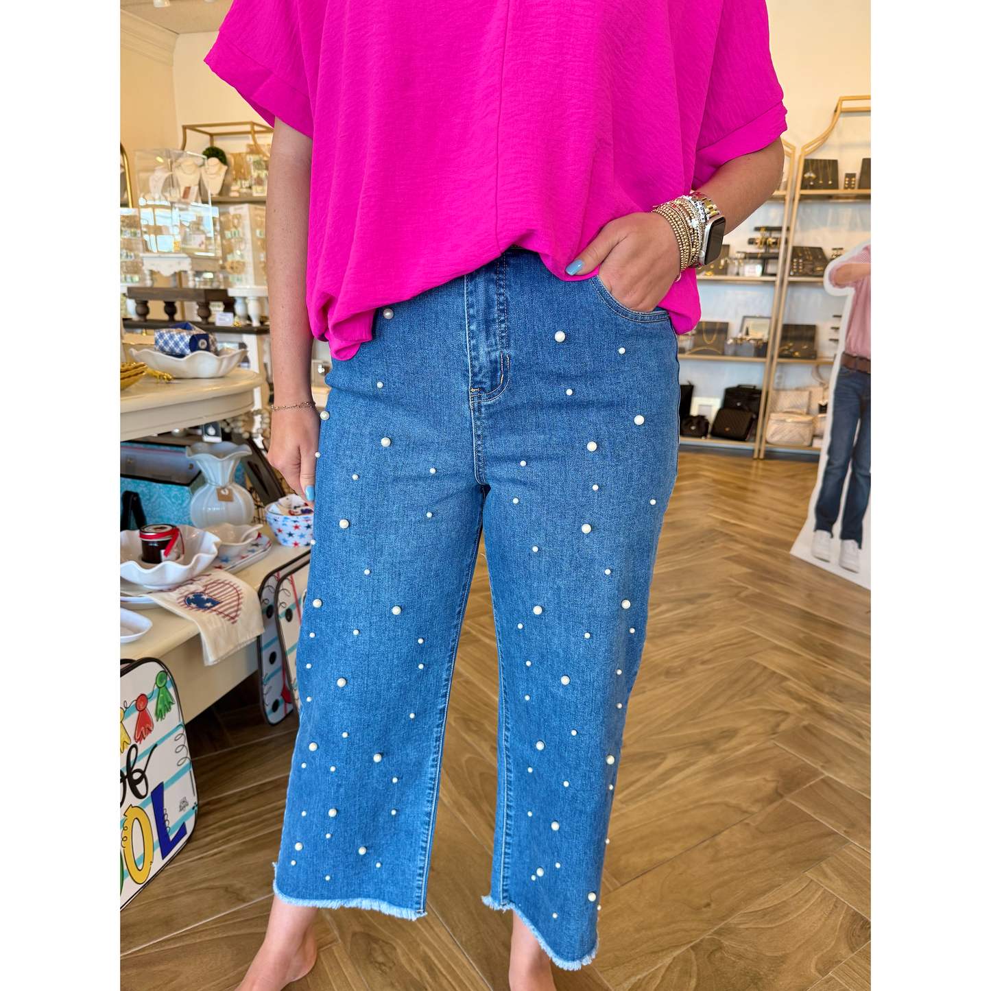 Pearl Straight Leg Jeans