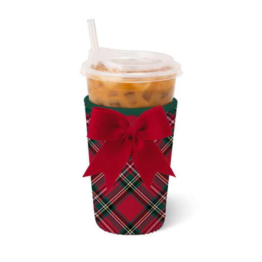 Christmas Plaid - Iced Cup Coolie