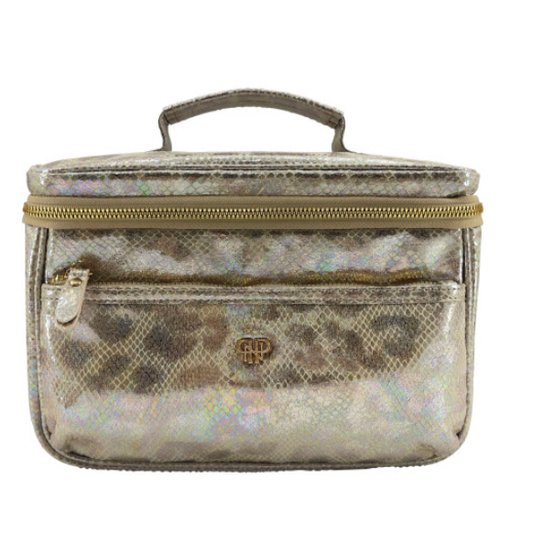 Train Case - Glimmer Leopard