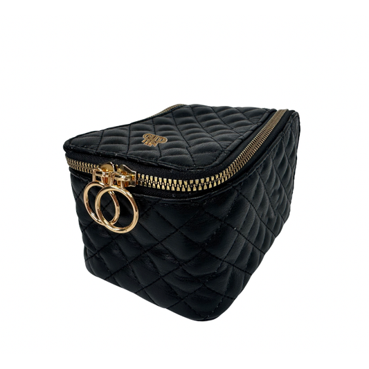 Train Jewelry Case - Timeless Quilted Black