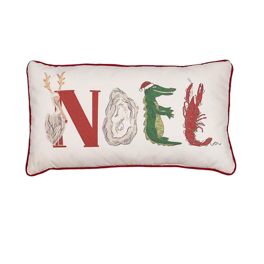 Cajun Noel Lumbar Pillow