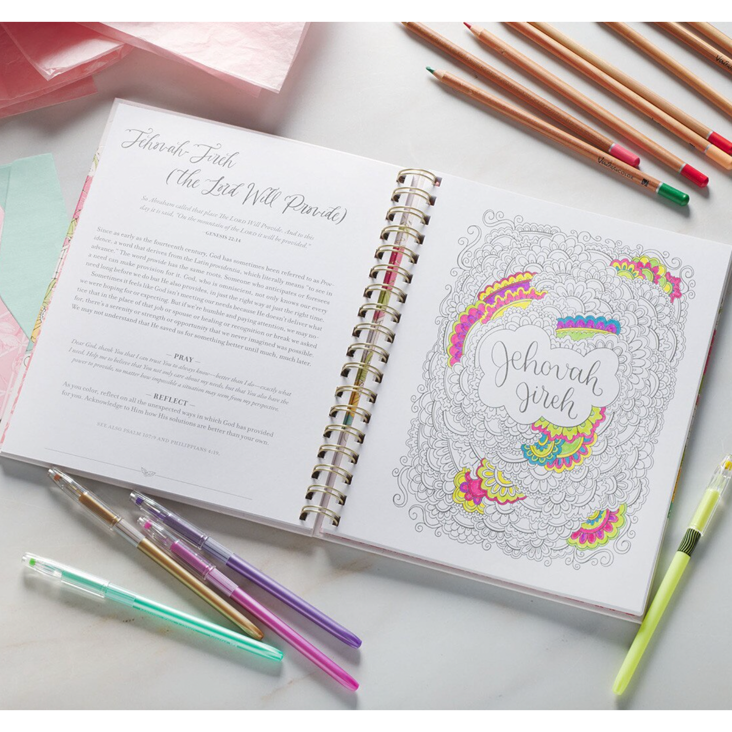 Coloring Devotional: Names of God