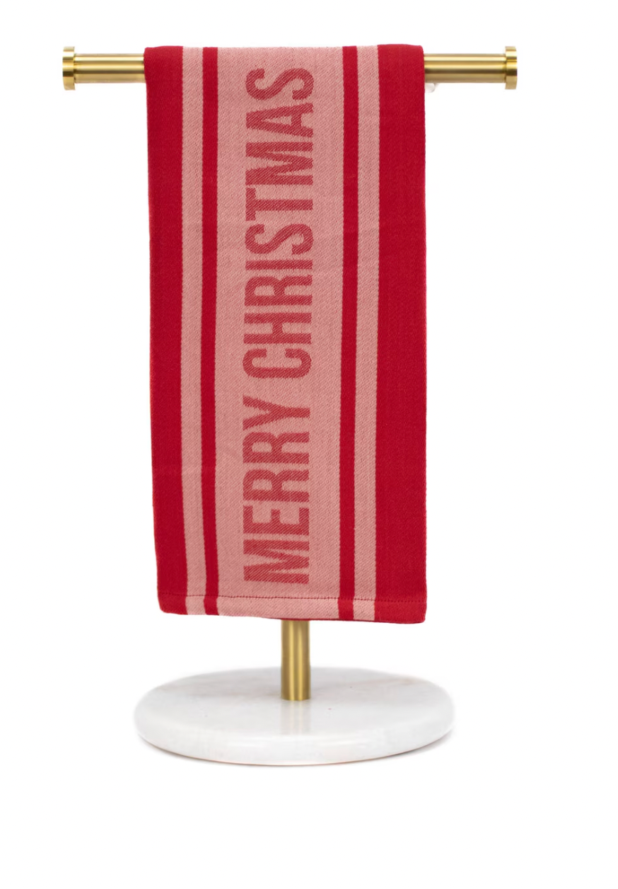 Merry Christmas Jacquard Towel