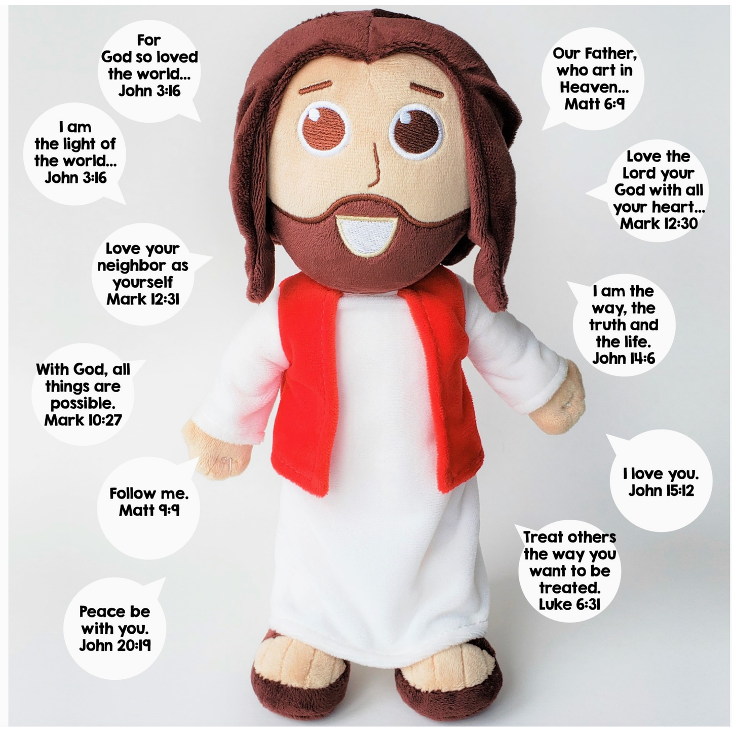 The Talking Jesus Doll - 10 Bible Verses