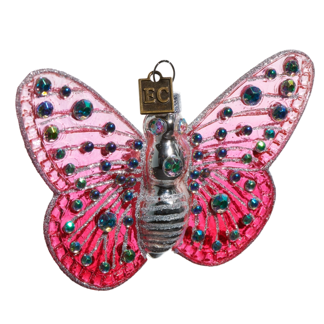 Fantasy Butterfly Ornament - Pink