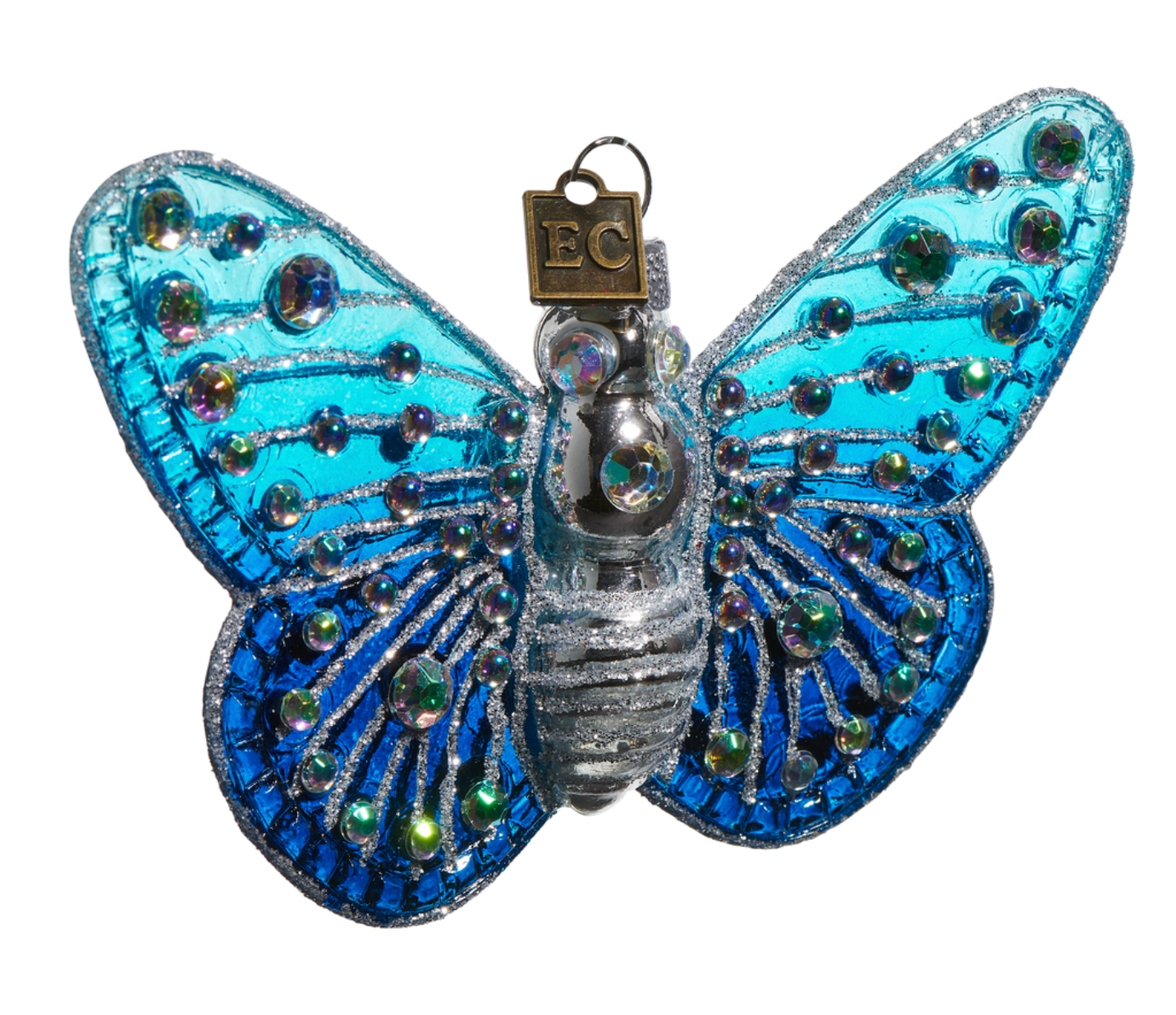 Fantasy Butterfly Ornament - Blue