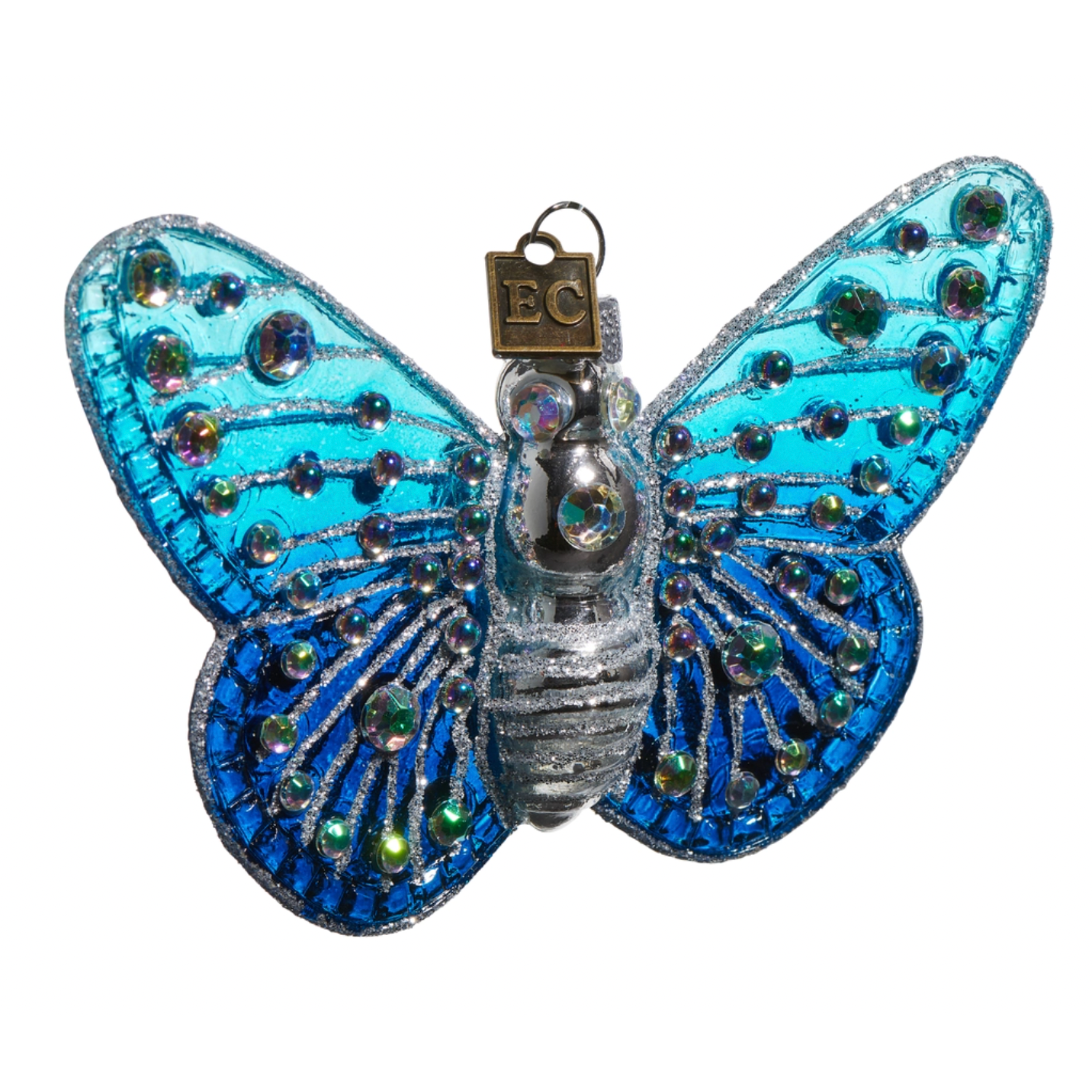 Fantasy Butterfly Ornament - Blue