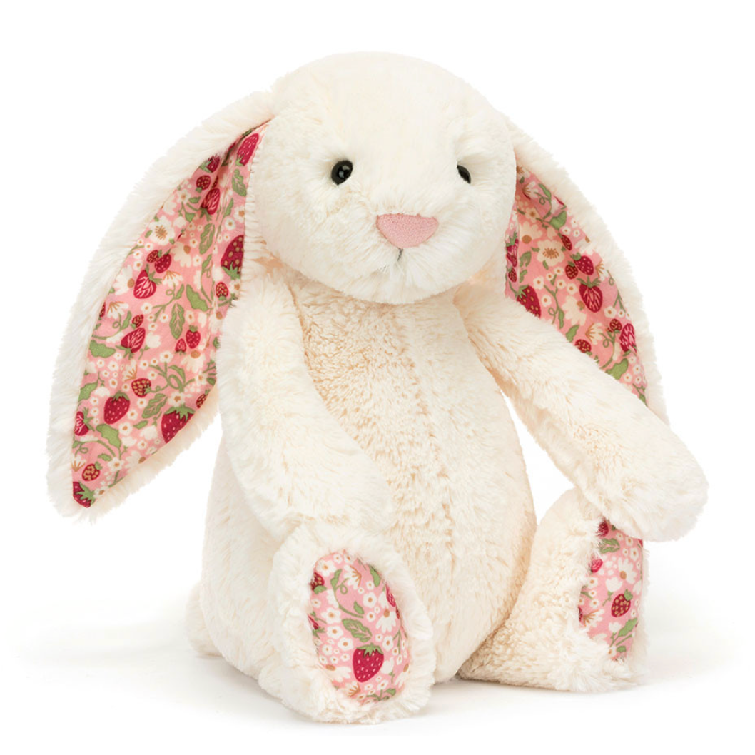 Bashful Cream Bunny - Berry