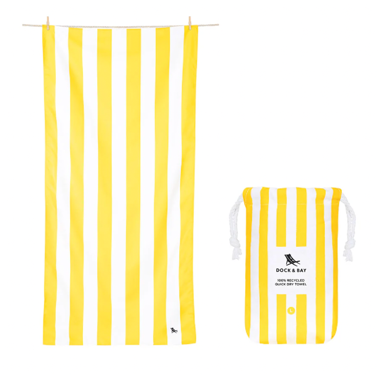 Quick Dry Towel: Boracay Yellow