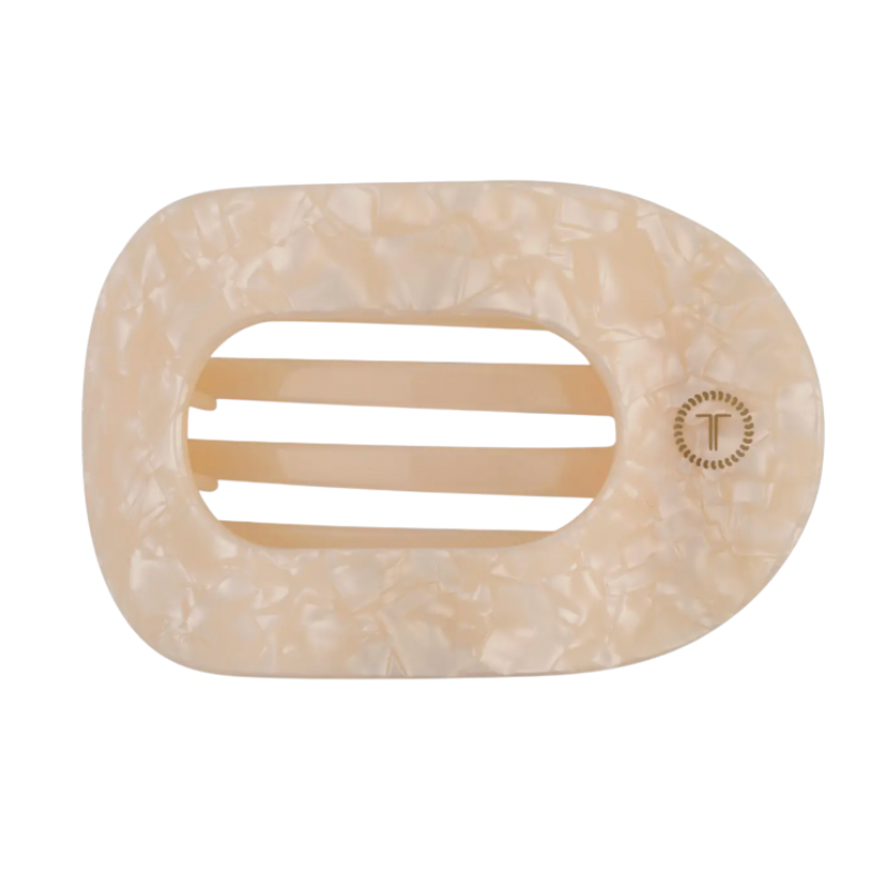 Flat Round Hair Clip | Small | Soft Surf