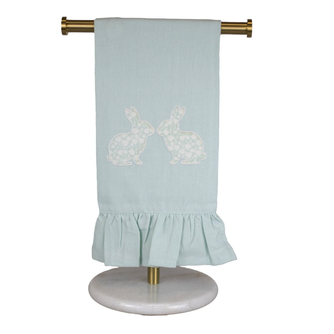 Aubrey Bunny Ruffle Towel