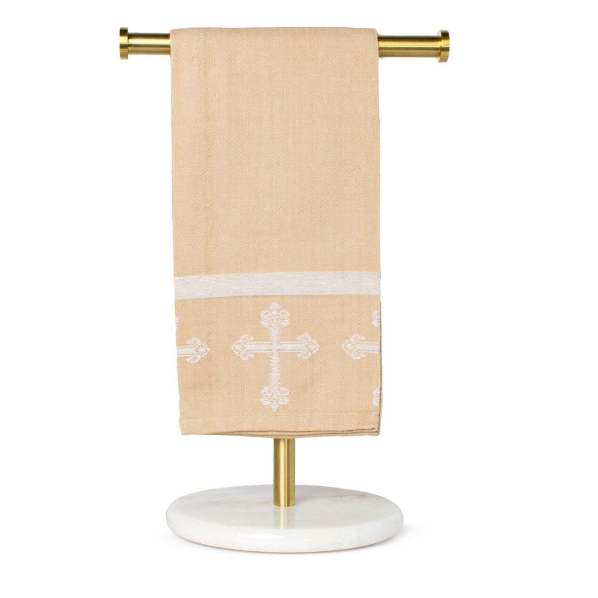 Natural Cross Jacquard Towel