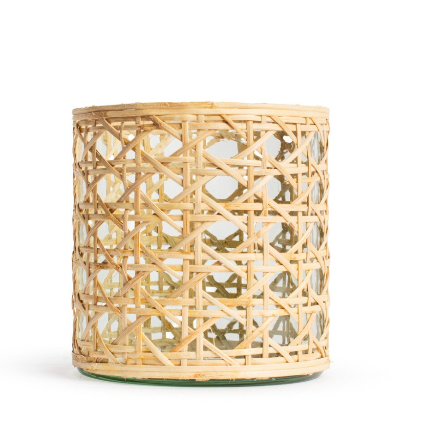 Large Cane Candle Holder