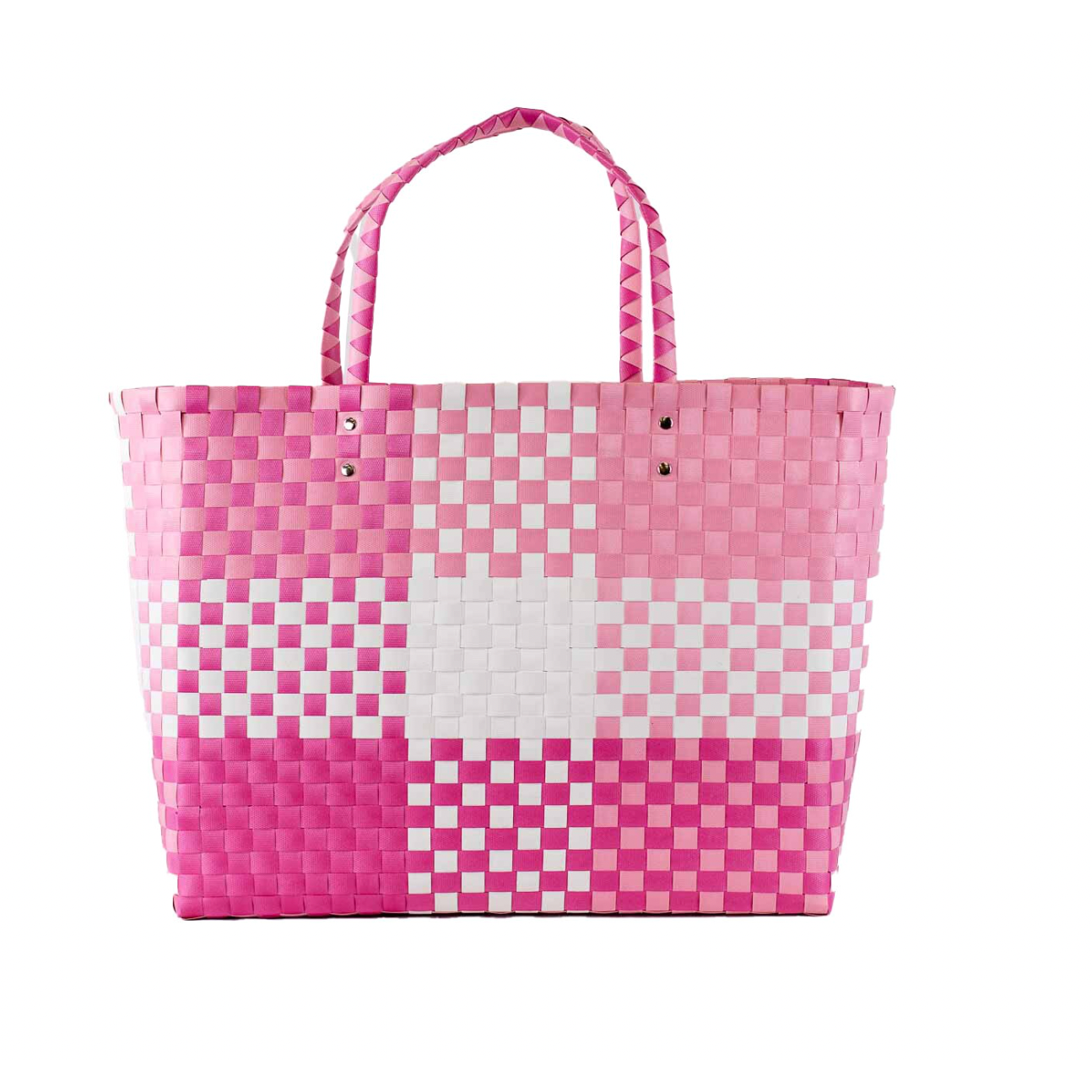Pink: Woven Tote - 17x15