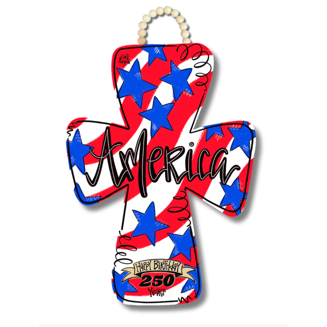 250th America Cross Hanger