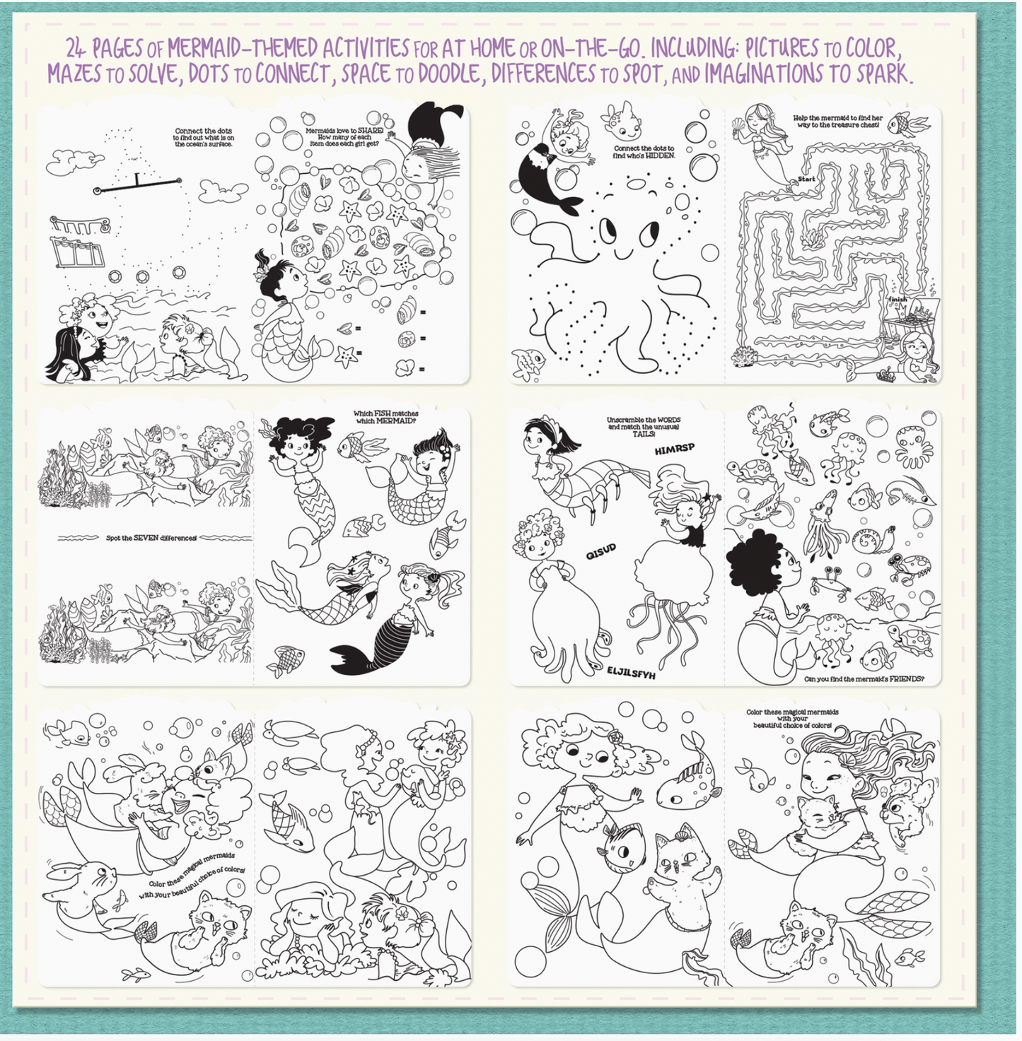 Mermaid Activity Art Pack