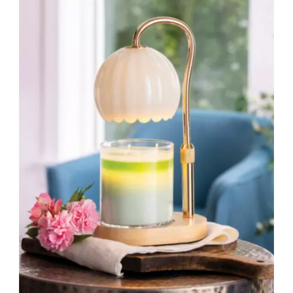 Milk Glass Candle Warmer
