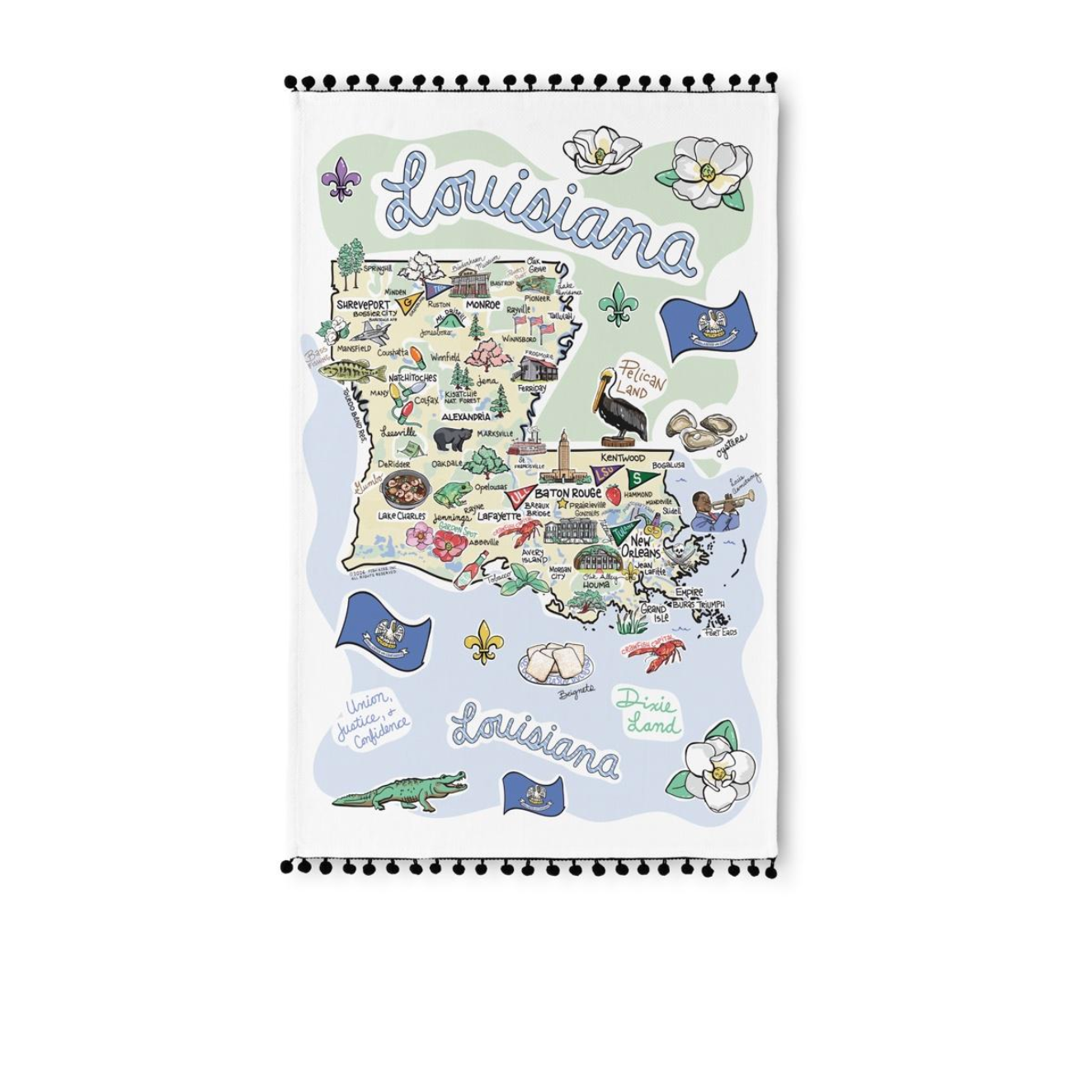 Louisiana Tea Towel