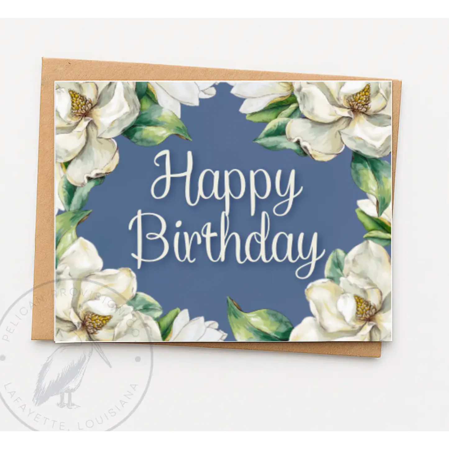 Magnolia Birthday Card