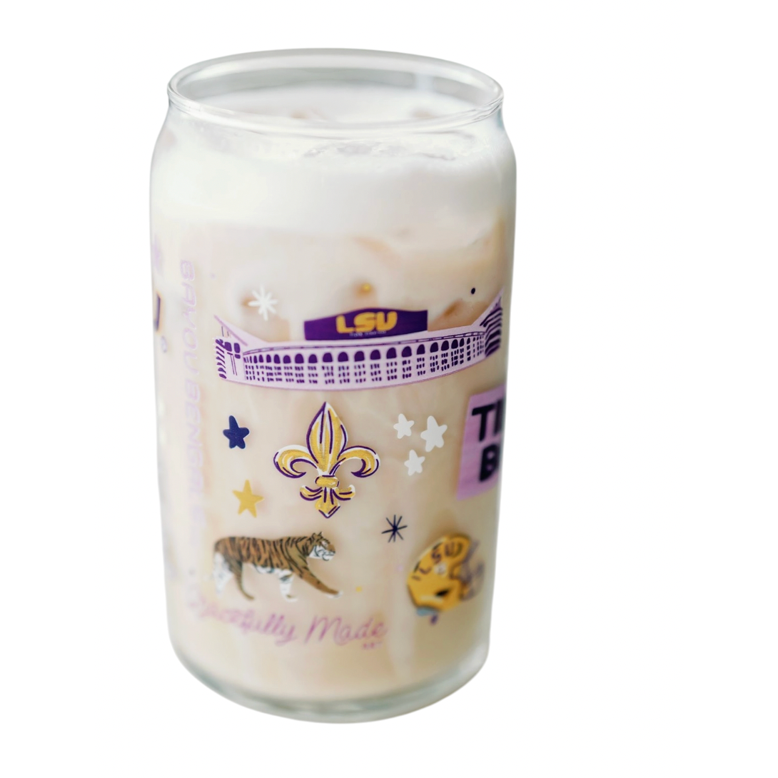 LSU Glass Cup