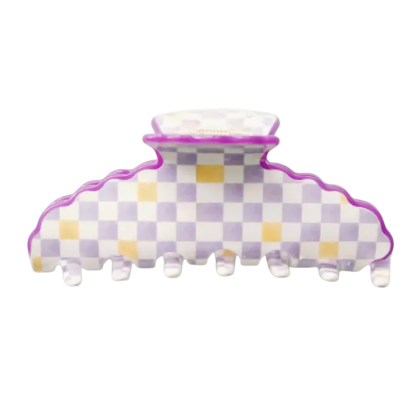 Purple & Yellow Checkered Claw