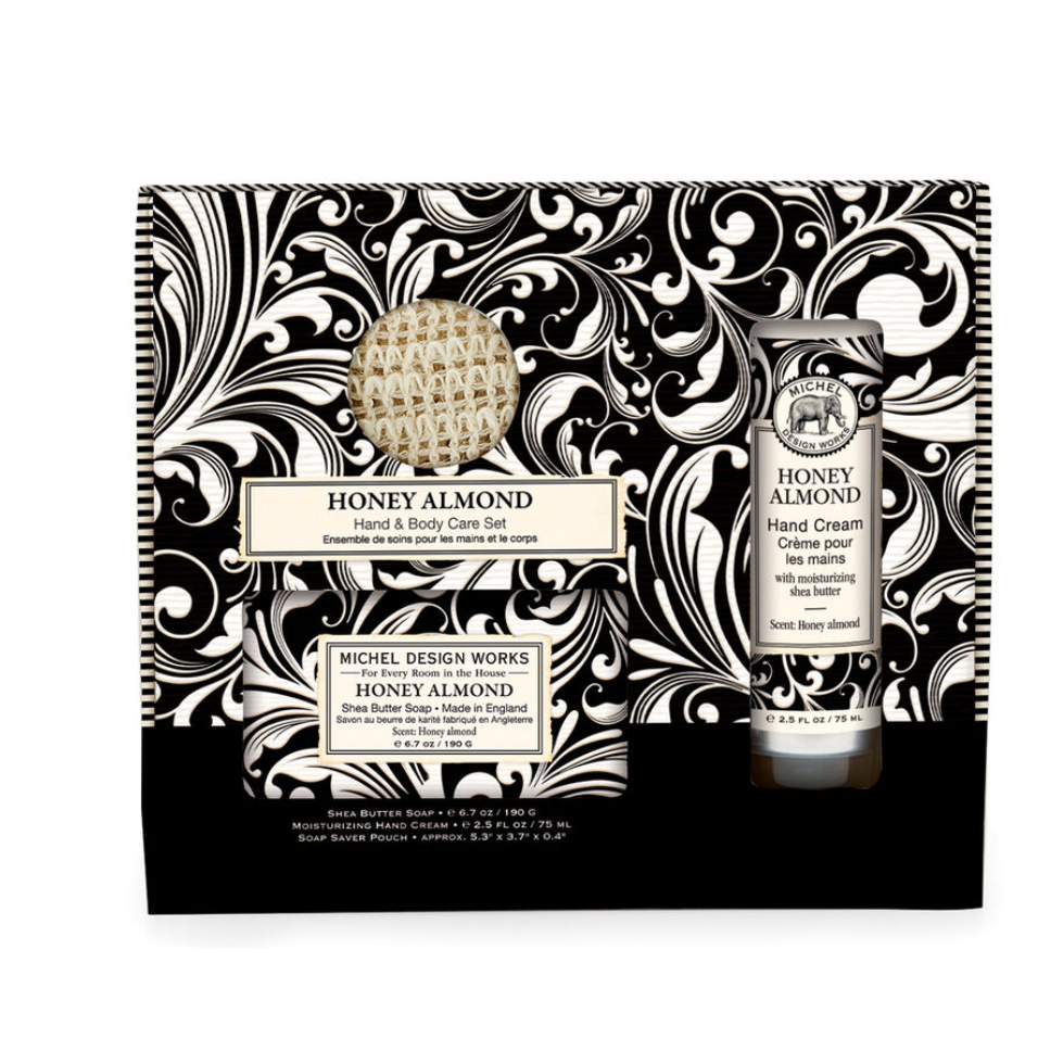 Honey Almond Hand + Body Set