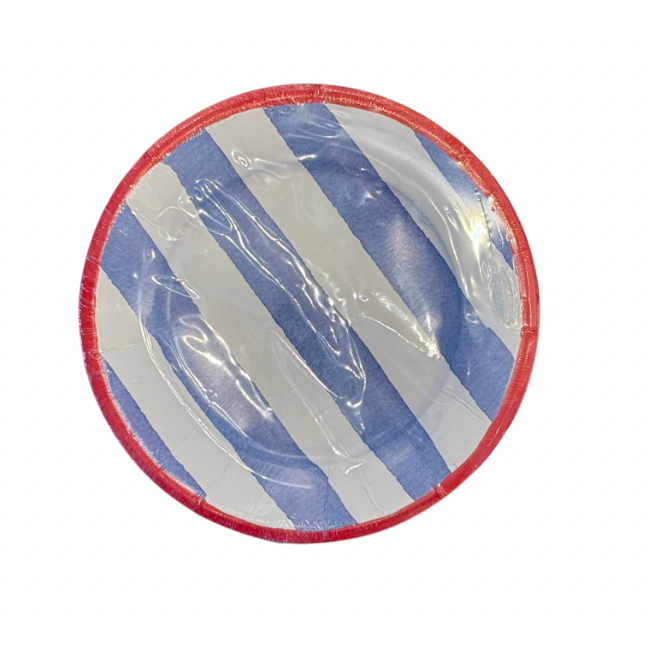 Cafe Stripe Party Plates