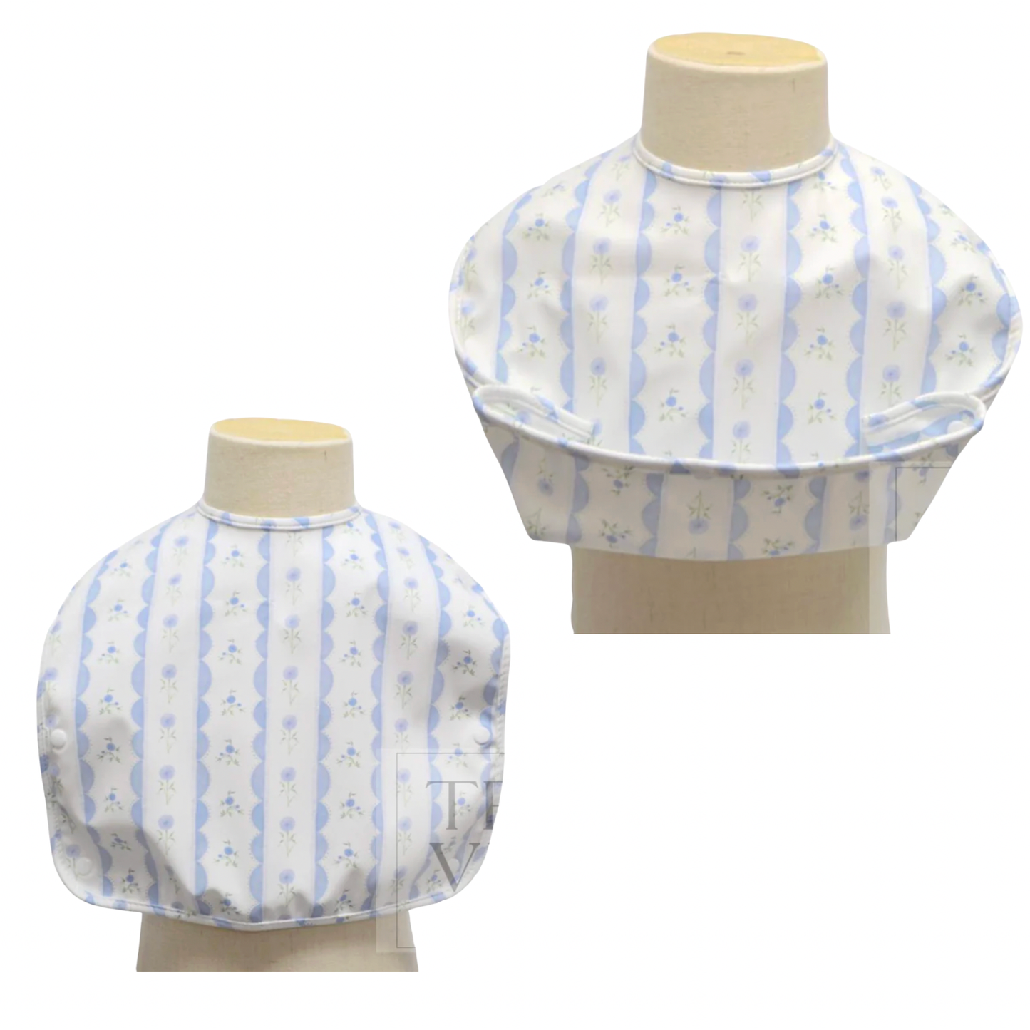Trvl Bib - Ribbon Floral: Blue