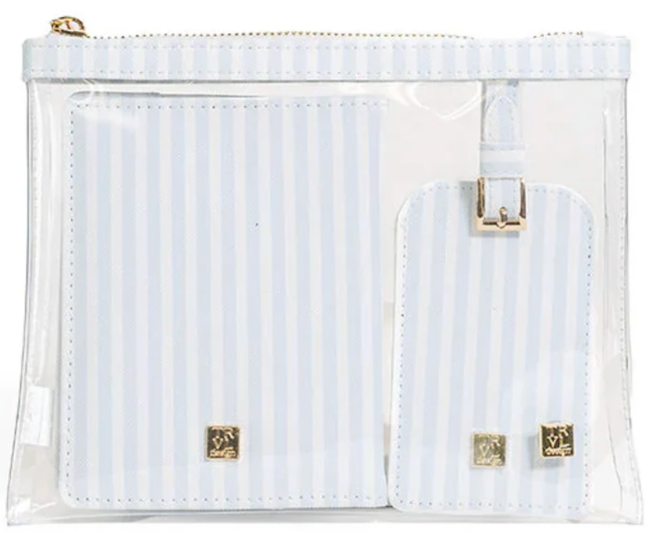 Luxe 3pc Set: Blue Stripe