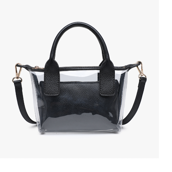Amora Clear Bag - Black