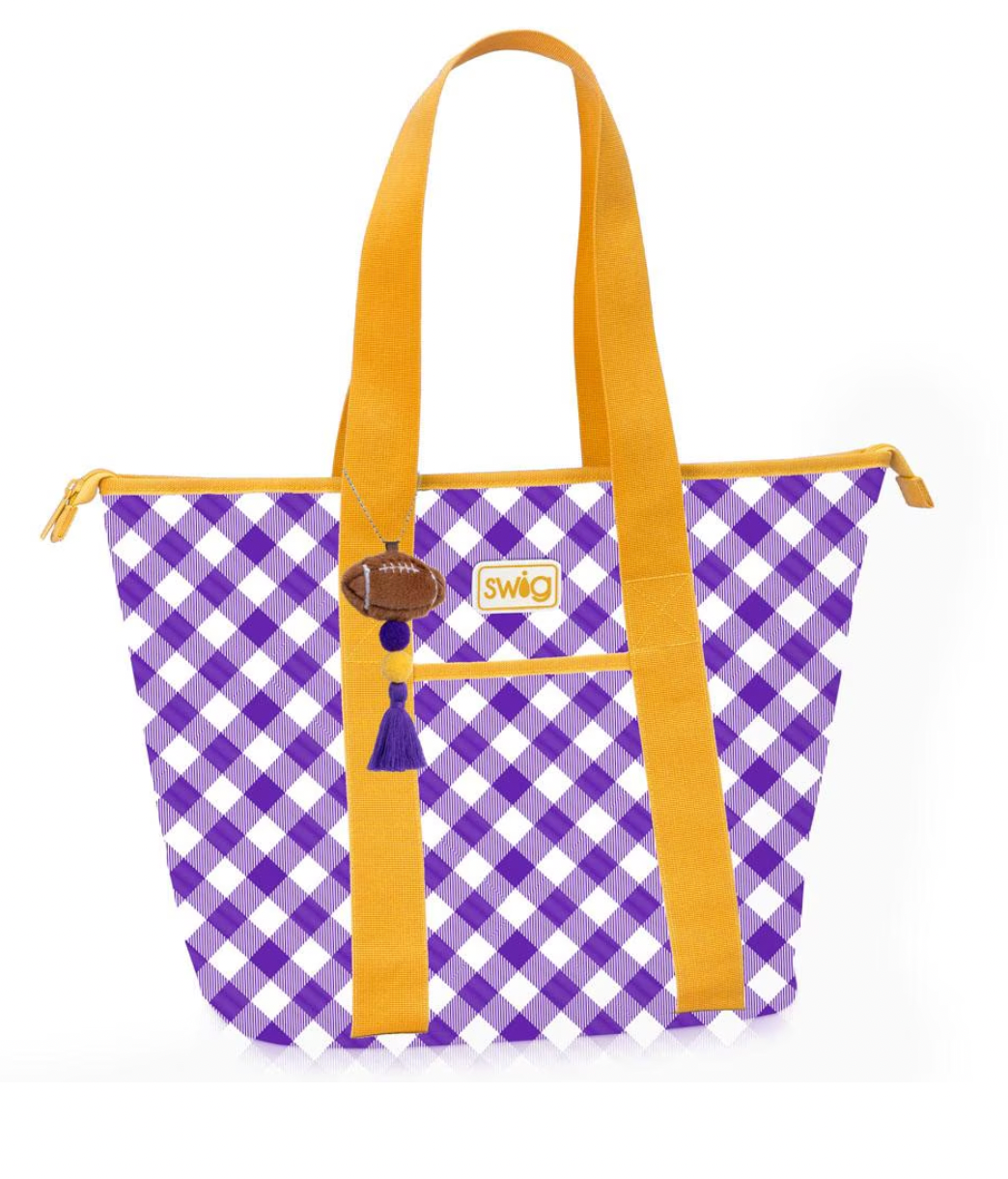 Gameday Gingham Zippi Cooler