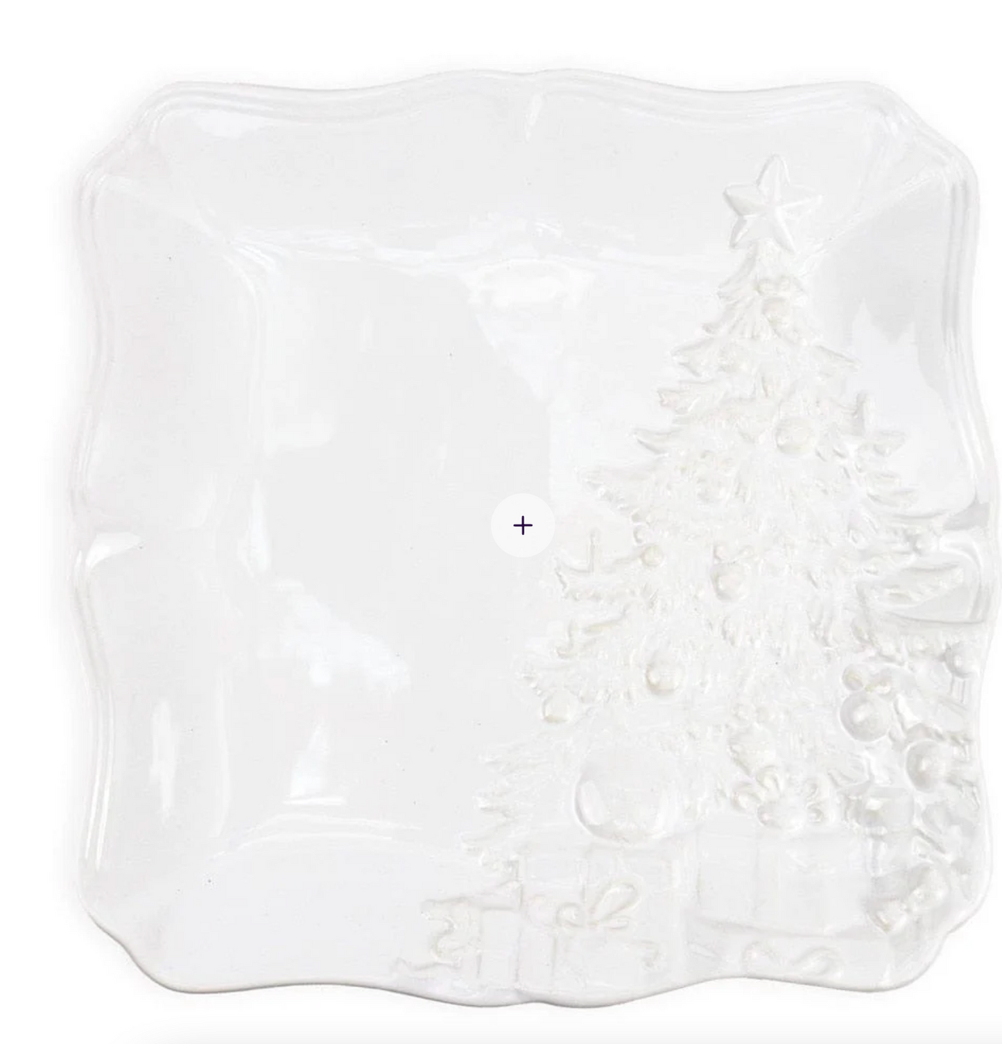 Tannenbaum Embossed Platter