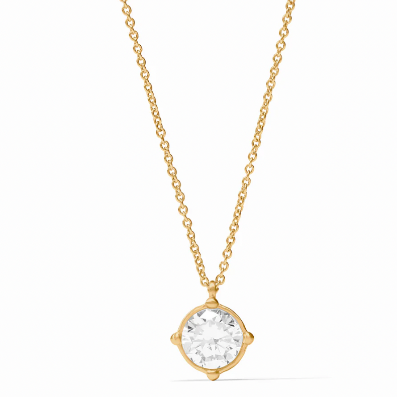 Honeybee Solitaire Necklace - Cubic Zirconia