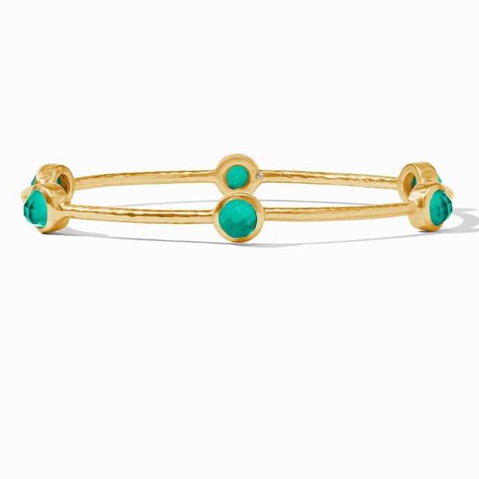 Milano Bangle - Emerald - Medium