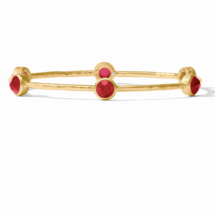 Milano Bangle - Ruby - Small