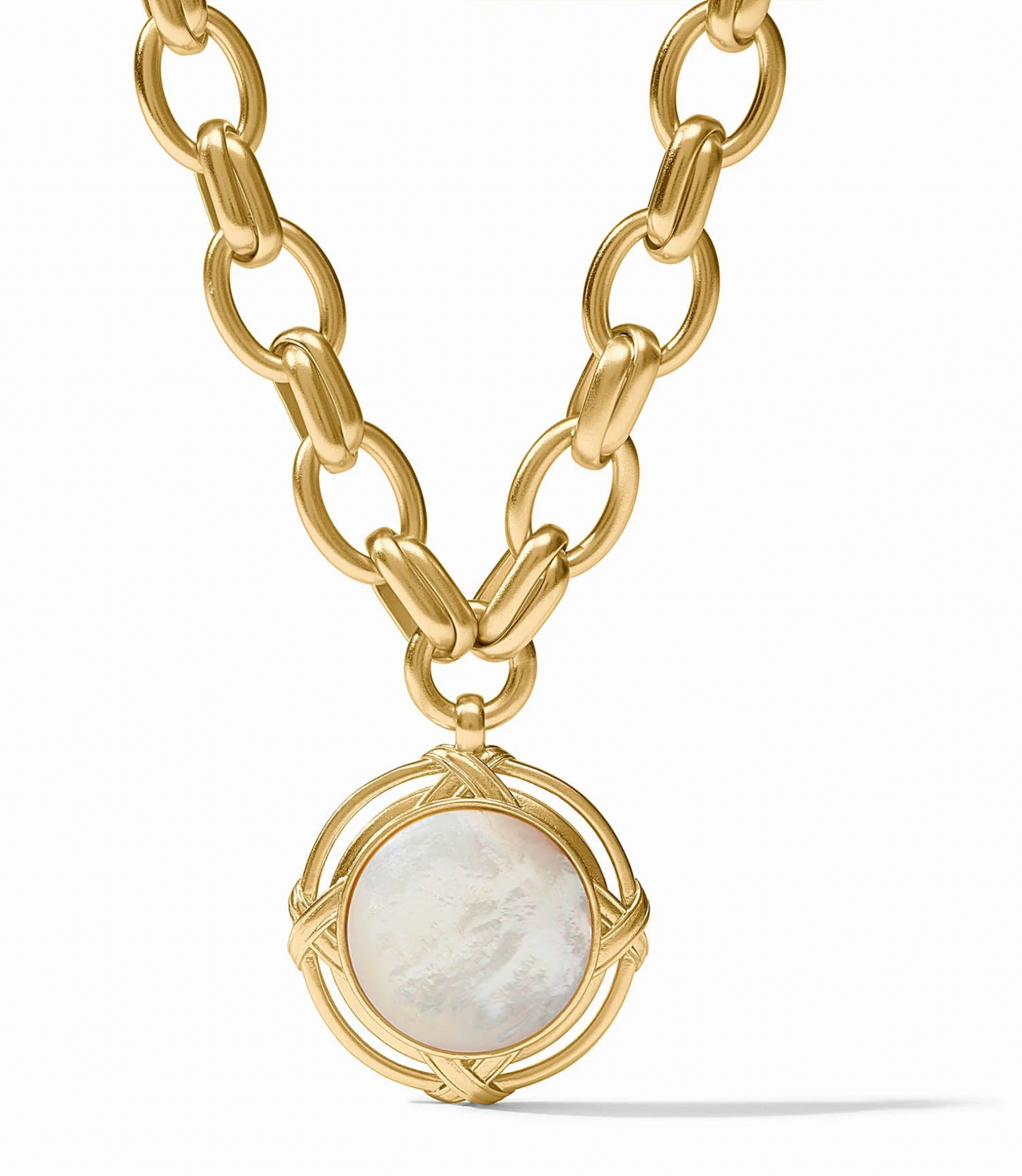 Essex Statement Necklace - Mother of Pearl