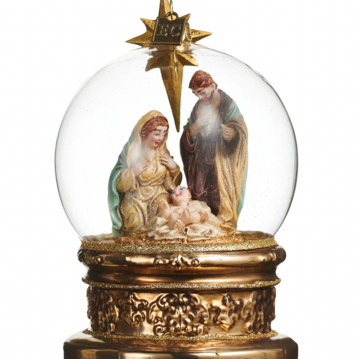 The Blessed Birth Globe Ornament