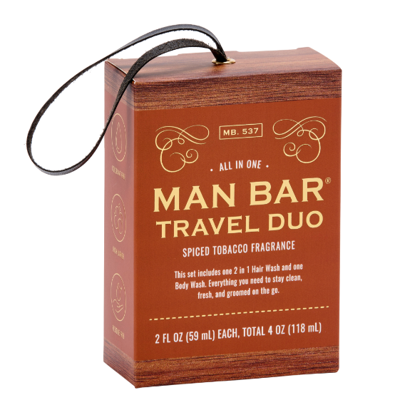 Man Bar Travel Duo: Spiced Tobacco