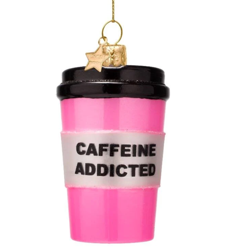 Caffeine Addicted Ornament
