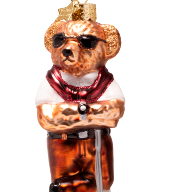 Golfing Bear Ornament