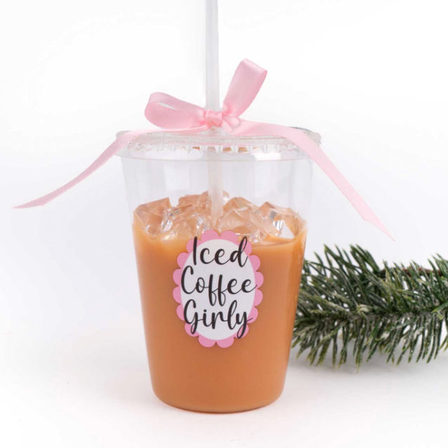 Iced Coffee Ornament