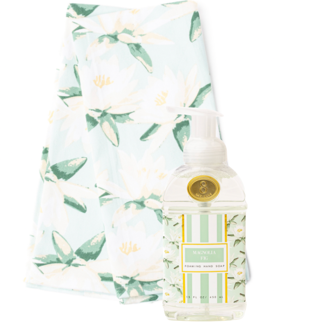 Magnolia Set: Hand Towel + Foamer