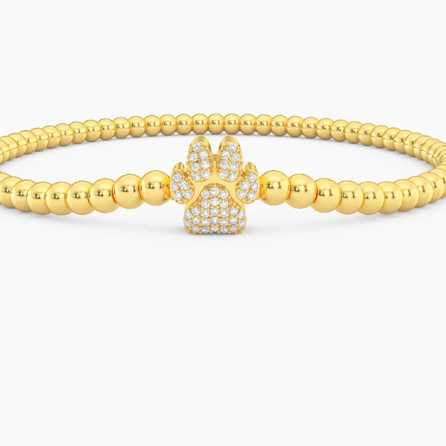 Ella Stein: Paw Beaded Bracelet