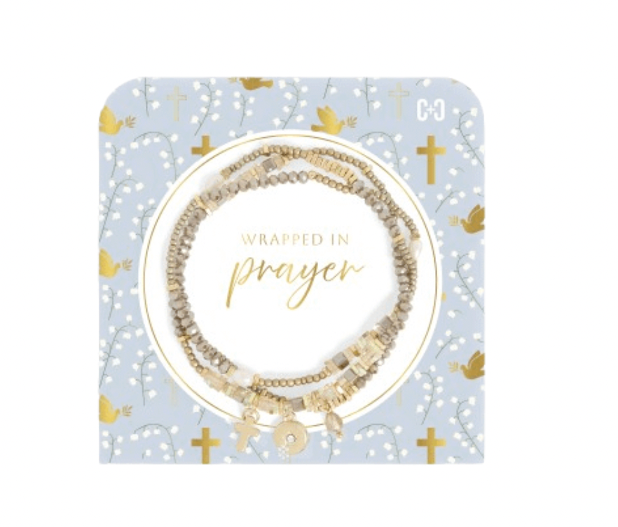 Wrapped in Prayer Bracelet/Necklace: Neutral