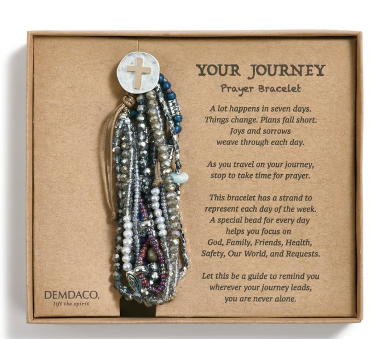 Journey Prayer Bracelet - Gray