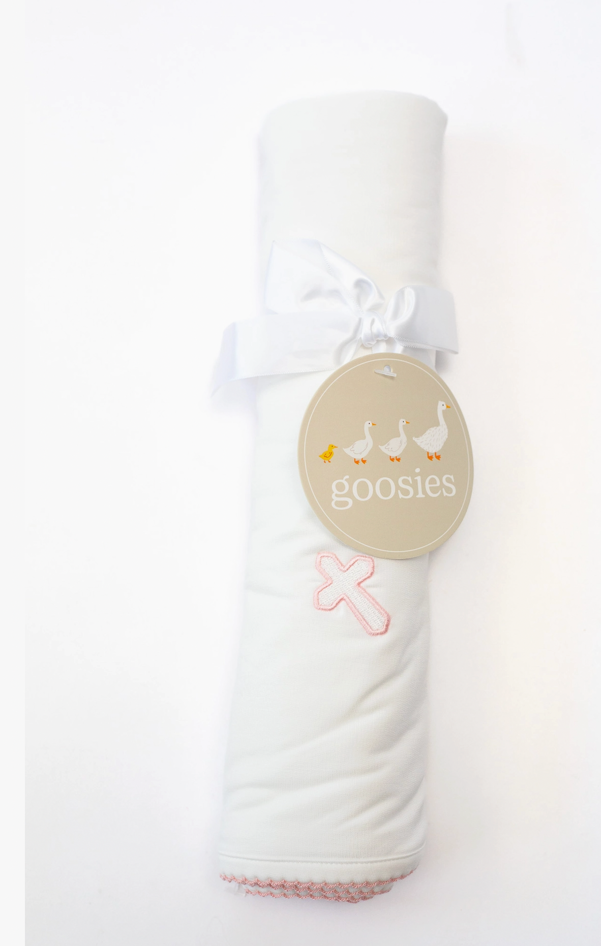Pink Cross Pip Blanket