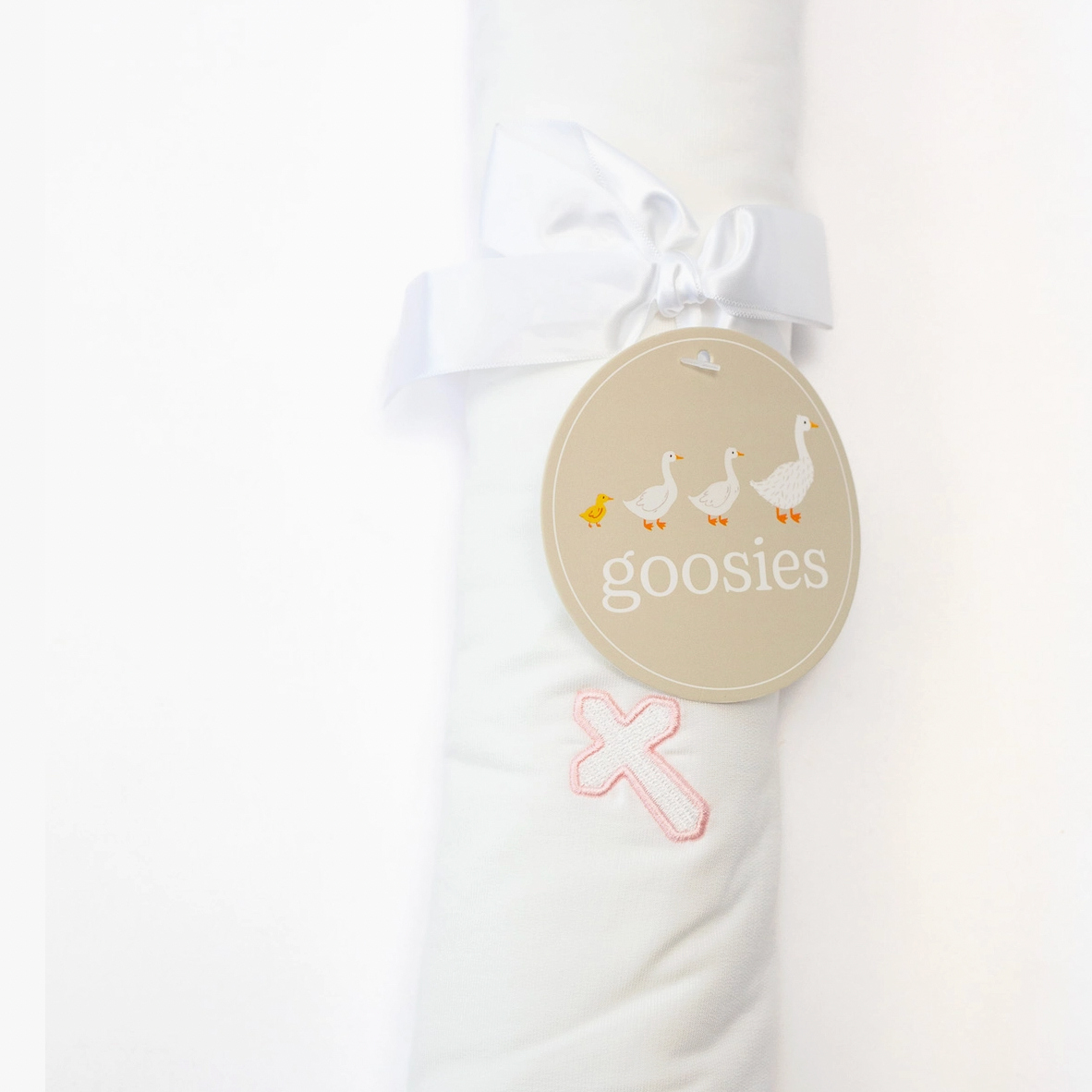 Pink Cross Pip Blanket